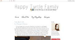 Desktop Screenshot of happyturtlefamily.blogspot.com