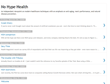 Tablet Screenshot of nohypehealth.blogspot.com