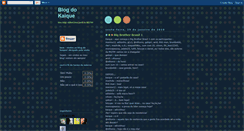 Desktop Screenshot of blogdekaique.blogspot.com