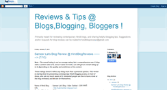 Desktop Screenshot of hindiblogreviews.blogspot.com