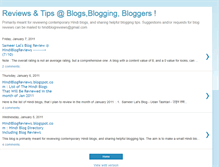 Tablet Screenshot of hindiblogreviews.blogspot.com