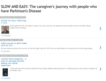 Tablet Screenshot of parkinsons-caregiver.blogspot.com