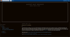 Desktop Screenshot of agentkatdesign.blogspot.com