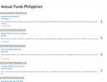 Tablet Screenshot of philippinemutualfunds.blogspot.com