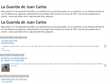 Tablet Screenshot of laguaridadejuancarlos.blogspot.com