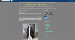 Desktop Screenshot of lovesexfashion.blogspot.com