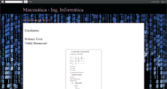 Desktop Screenshot of matinginf.blogspot.com