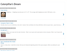 Tablet Screenshot of caterpillar-dream.blogspot.com