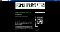 Desktop Screenshot of expeditionnews.blogspot.com