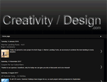 Tablet Screenshot of creativityslashdesign.blogspot.com