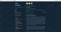 Desktop Screenshot of childwrangler84.blogspot.com