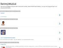 Tablet Screenshot of dammymusical.blogspot.com