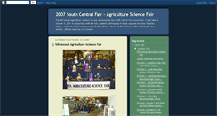 Desktop Screenshot of 2007agriscience.blogspot.com