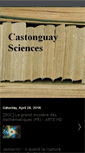 Mobile Screenshot of castonguaysciences.blogspot.com