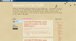 Desktop Screenshot of missionofcsipass.blogspot.com