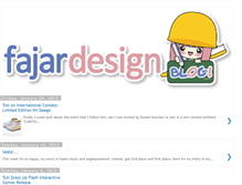 Tablet Screenshot of fajardesign.blogspot.com