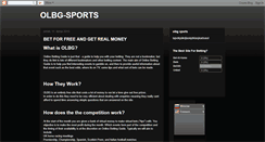 Desktop Screenshot of olbg-betting.blogspot.com