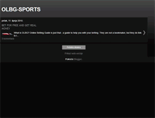 Tablet Screenshot of olbg-betting.blogspot.com