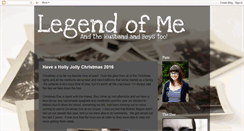 Desktop Screenshot of legendofme.blogspot.com