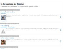 Tablet Screenshot of elpensaderoderubeus.blogspot.com