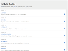 Tablet Screenshot of mobilehaiku.blogspot.com