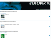 Tablet Screenshot of amidrinestudio.blogspot.com