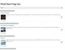Tablet Screenshot of hindi-kami-nag-iisa.blogspot.com