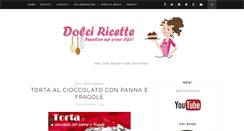 Desktop Screenshot of dolciricette.blogspot.com