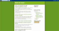 Desktop Screenshot of diariodecampoyesicasergio.blogspot.com
