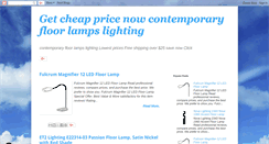 Desktop Screenshot of contemporaryfloorlampslighting.blogspot.com