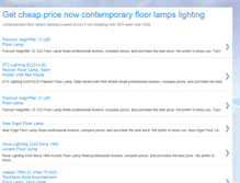 Tablet Screenshot of contemporaryfloorlampslighting.blogspot.com