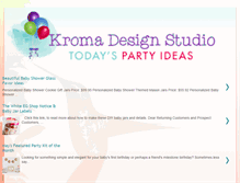 Tablet Screenshot of kromadesign.blogspot.com