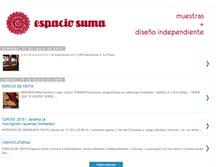 Tablet Screenshot of espaciosuma.blogspot.com