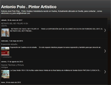 Tablet Screenshot of antoniopolopintorartistico.blogspot.com