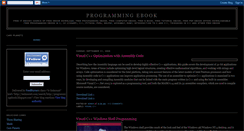 Desktop Screenshot of programmingebook.blogspot.com