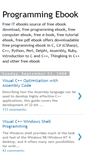Mobile Screenshot of programmingebook.blogspot.com