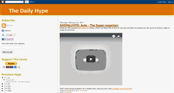 Desktop Screenshot of dailyhype.blogspot.com