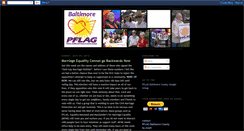 Desktop Screenshot of pflagbaltimore.blogspot.com