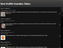 Tablet Screenshot of graffitiguardiandesign.blogspot.com