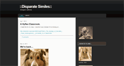 Desktop Screenshot of disparatesimiles.blogspot.com