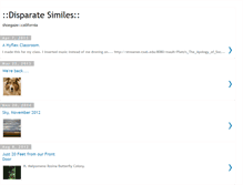 Tablet Screenshot of disparatesimiles.blogspot.com