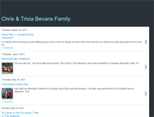 Tablet Screenshot of chris-bevans-family.blogspot.com