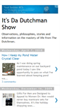 Mobile Screenshot of dutchmanshow.blogspot.com