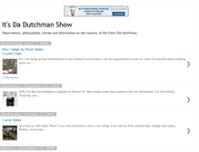 Tablet Screenshot of dutchmanshow.blogspot.com
