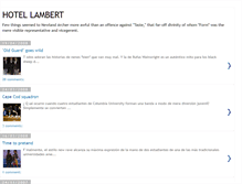 Tablet Screenshot of lamberthotel.blogspot.com