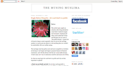 Desktop Screenshot of musingmuslima.blogspot.com