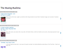 Tablet Screenshot of musingmuslima.blogspot.com