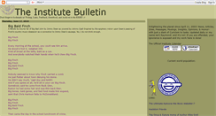 Desktop Screenshot of institutebriefing.blogspot.com