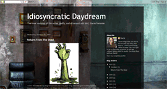 Desktop Screenshot of idiosyncraticdaydream.blogspot.com