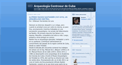 Desktop Screenshot of cuba-arqueologia-centrosur.blogspot.com